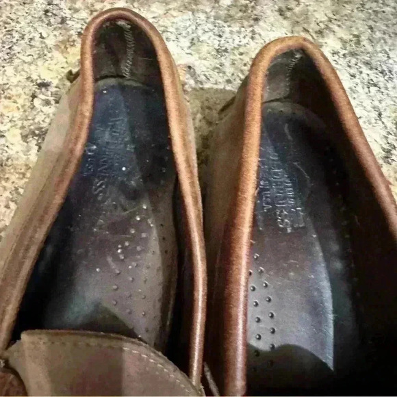 Wolverine Wilderness Leather Casual Slip On Penny Loafer Shoes Brown Men’s 7 - Picture 6 of 8